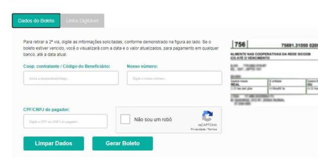 Atualizar Boleto Atrasado Sicoob Como Emitir A Segunda Via